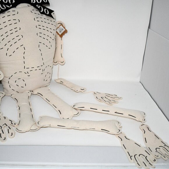 Mud Pie Halloween Stuffed Skeleton Sitter #40030138 NWT Details: Life-sized stuf - Picture 3 of 6